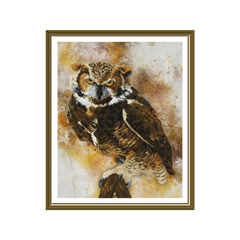 Embroidery kit Owl