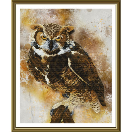 Embroidery kit Owl