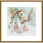 Kit de broderie Un cadeau d'une cigogne