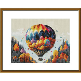 Kit de broderie Voyage d'automne