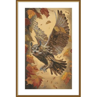 Embroidery kit Autumn flight