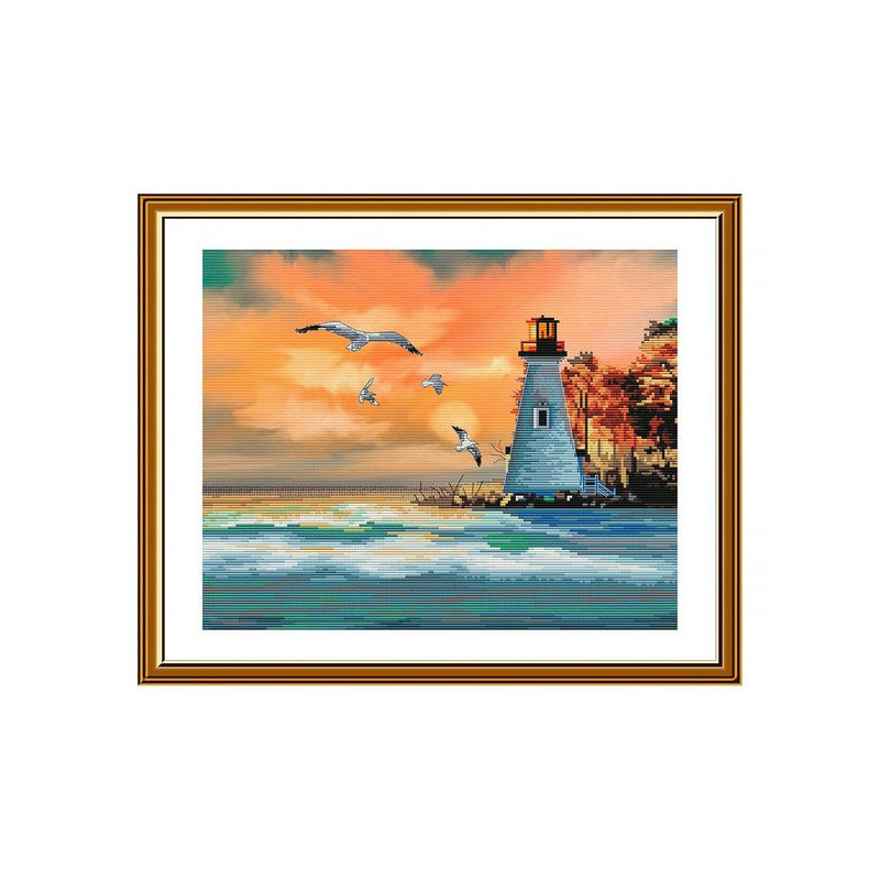 Embroidery kit Lighthouse