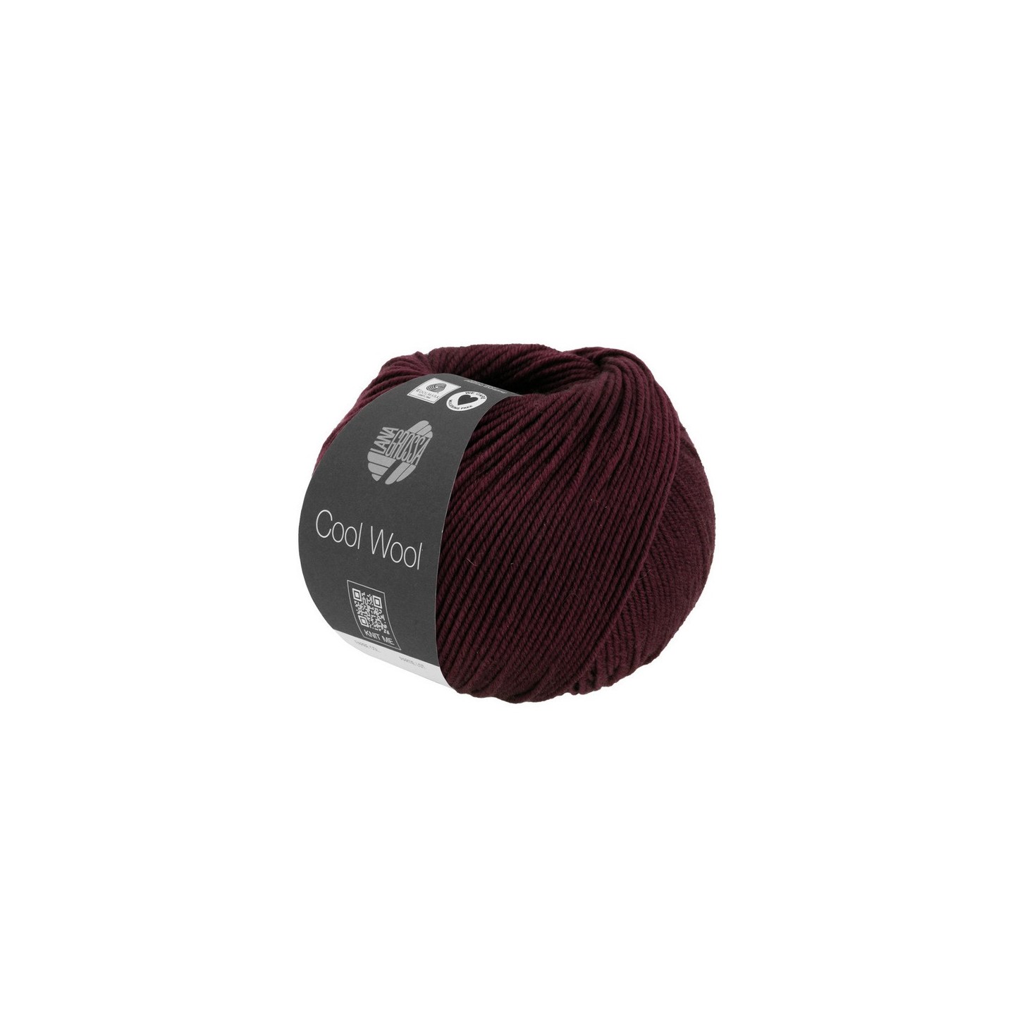 Lana Grossa Cool Wool Mélange Bordeaux gemeleerd 1404