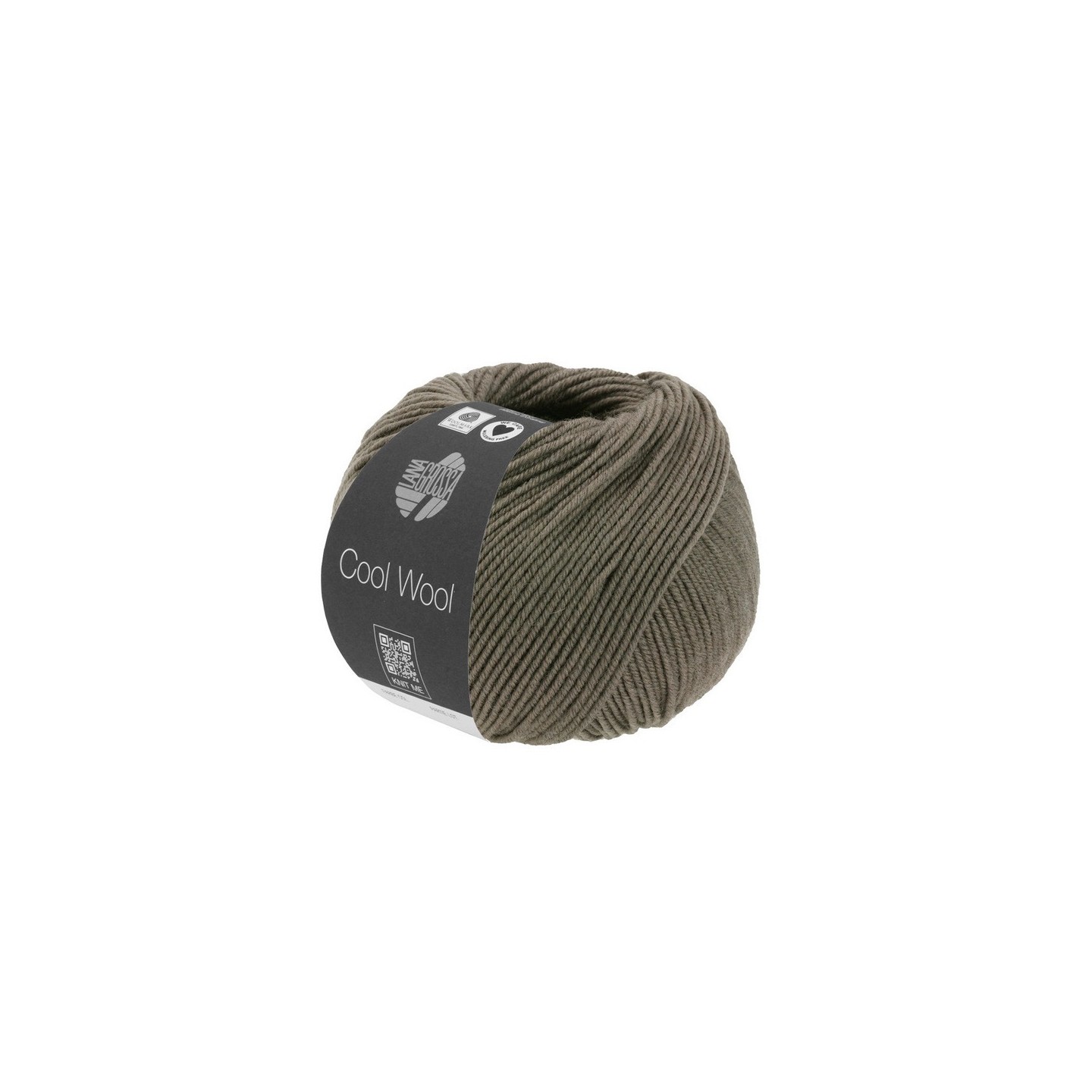 Cool Wool Mélange Dunkelbraun meliert 1422