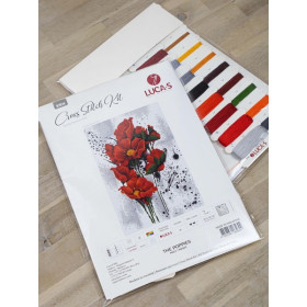 Embroidery kit The Poppies