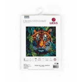 Borduurpakket Tijger van de jungle