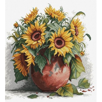 Luca-S Borduurpakket De Zonnebloemen