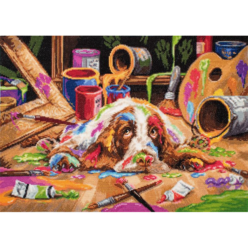 Borduurpakket Pup Picasso
