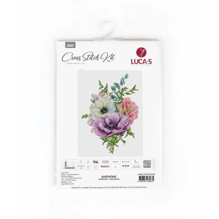 Embroidery kit Anemones