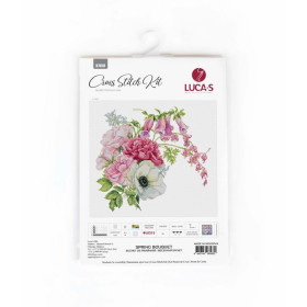 Luca-S Embroidery kit Spring Bouquet