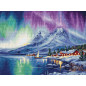 Embroidery kit Northern Lights