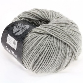 Lana Grossa Cool Wool Mélange Lichtgrijs gemeleerd 0443