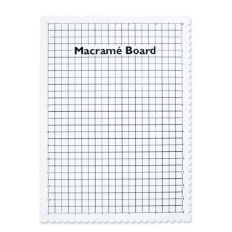 Makramee Brett 18,5 x 26,5 cm