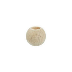 Houten macramé kralen 15 mm