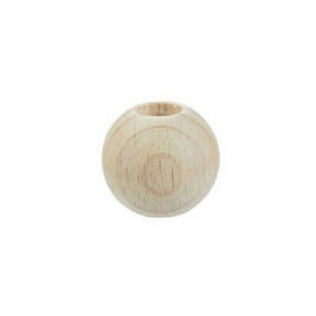 Perles de macramé en bois 20 mm