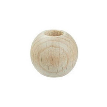 Houten macramé kralen 25 mm