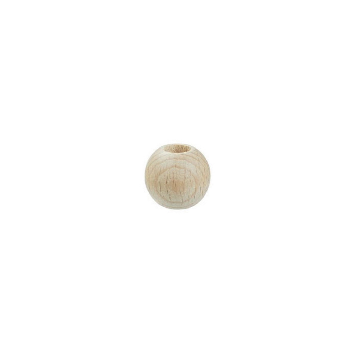 Makramee perlen 25 mm holz