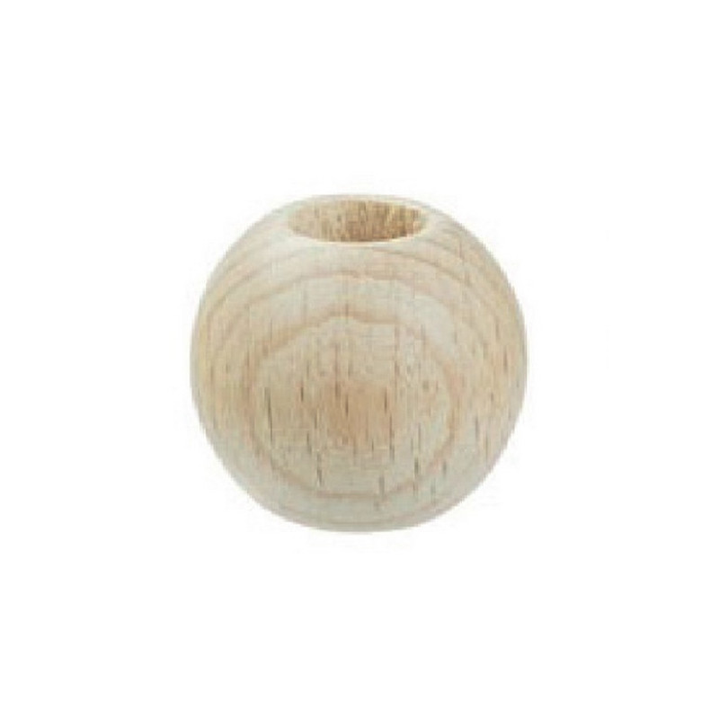 Perles de macramé en bois 30 mm