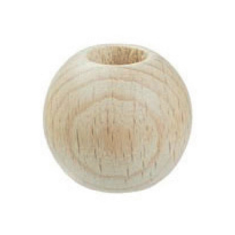 Makramee perlen 40 mm holz
