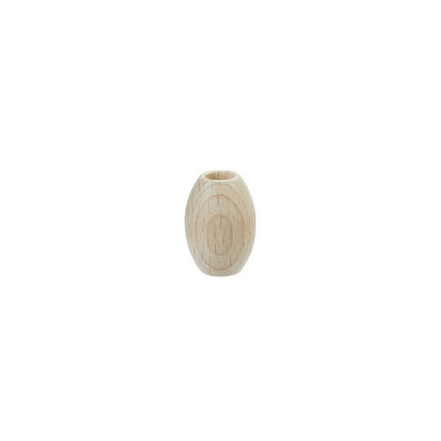 Makramee perlen Oval 22 x 30 mm holz