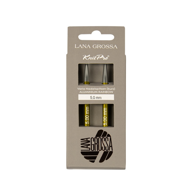 Lana Grossa Vario Rainbow short interchangeable circular needles 5 mm