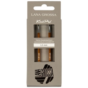 Lana Grossa Vario Rainbow rondbreinaald punten 3,5 mm