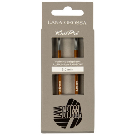 Lana Grossa Vario Rainbow rondbreinaald punten 3,5 mm