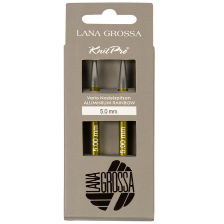 Lana Grossa Vario Rainbow rondbreinaald punten 5 mm