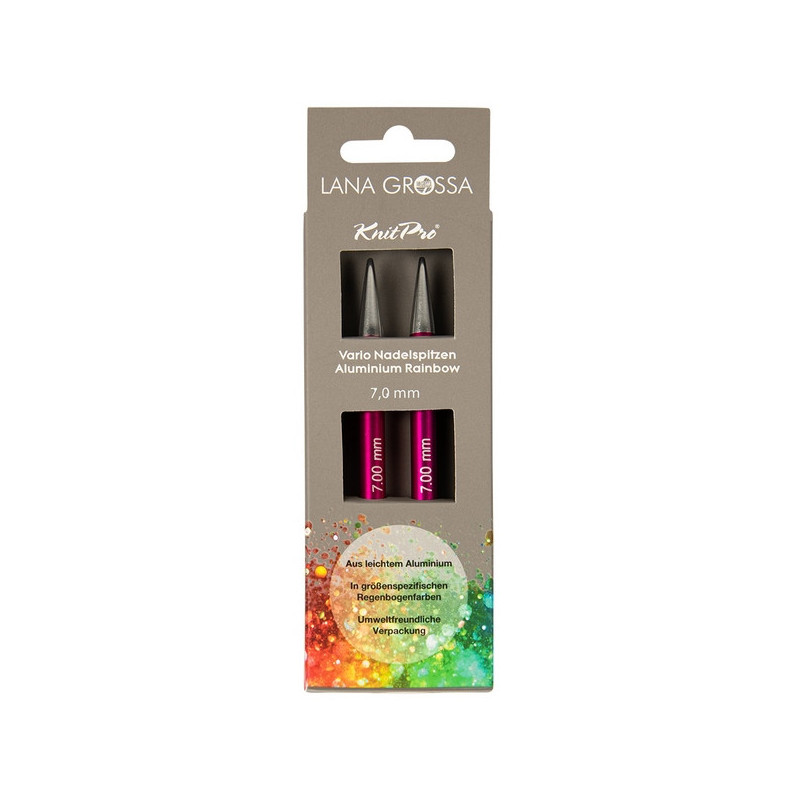 Lana Grossa Vario Rainbow austauschbare Rundstricknadel 7 mm