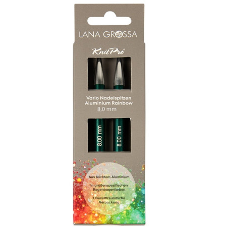 Lana Grossa Vario Rainbow interchangeable circular needles 8 mm