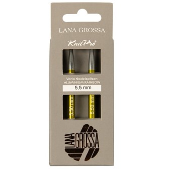 Lana Grossa Vario Rainbow austauschbare Rundstricknadel 5,5 mm
