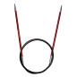 Rainbow rondbreinaald 4 mm lengte 80 cm