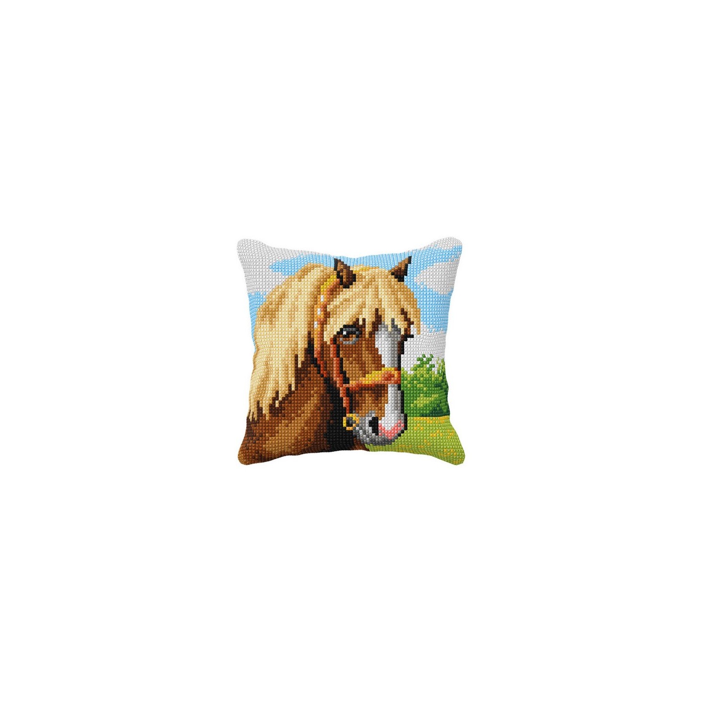 Cross stitch cushion kit Horse 99051