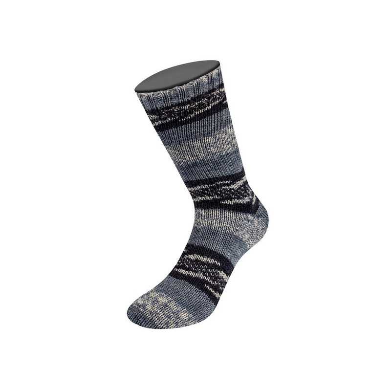 Meilenweit 100 Denim Mix Black 4655