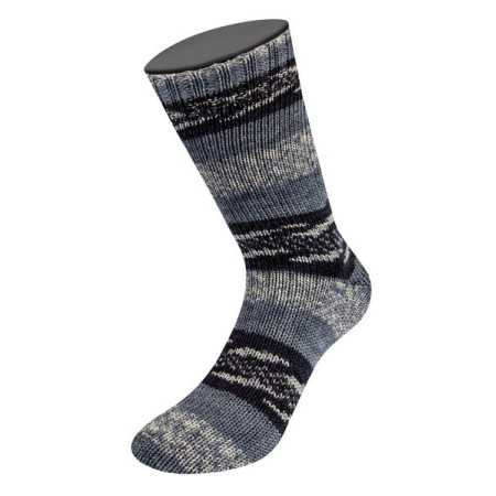 Lana Grossa Meilenweit 100 Denim Mix Black 4655