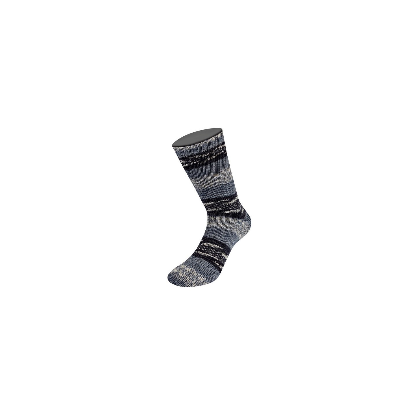 Meilenweit 100 Denim Mix Black 4655