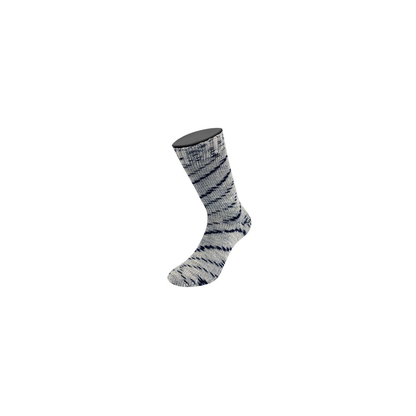 Lana Grossa Meilenweit 100 Denim Mix Black 4657