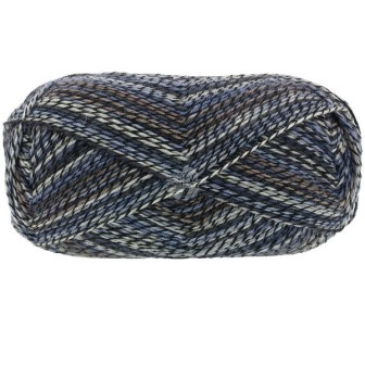 Lana Grossa Meilenweit 100 Denim Mix Black 4658