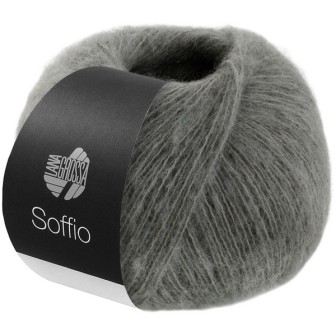 Lana Grossa Soffio 014 Dark grey