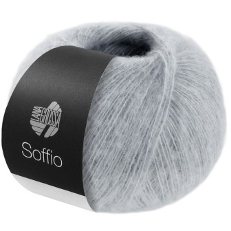 Lana Grossa Soffio 015 Lichtgrijs
