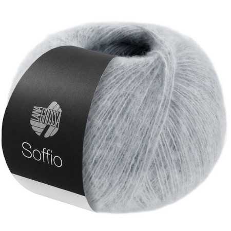 Lana Grossa Soffio 015 Lichtgrijs