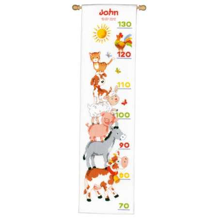 Kit de broderie Les animaux de ferme 