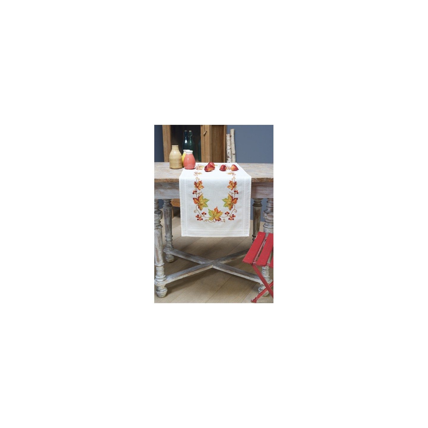 Table runner kit Autumn leaves