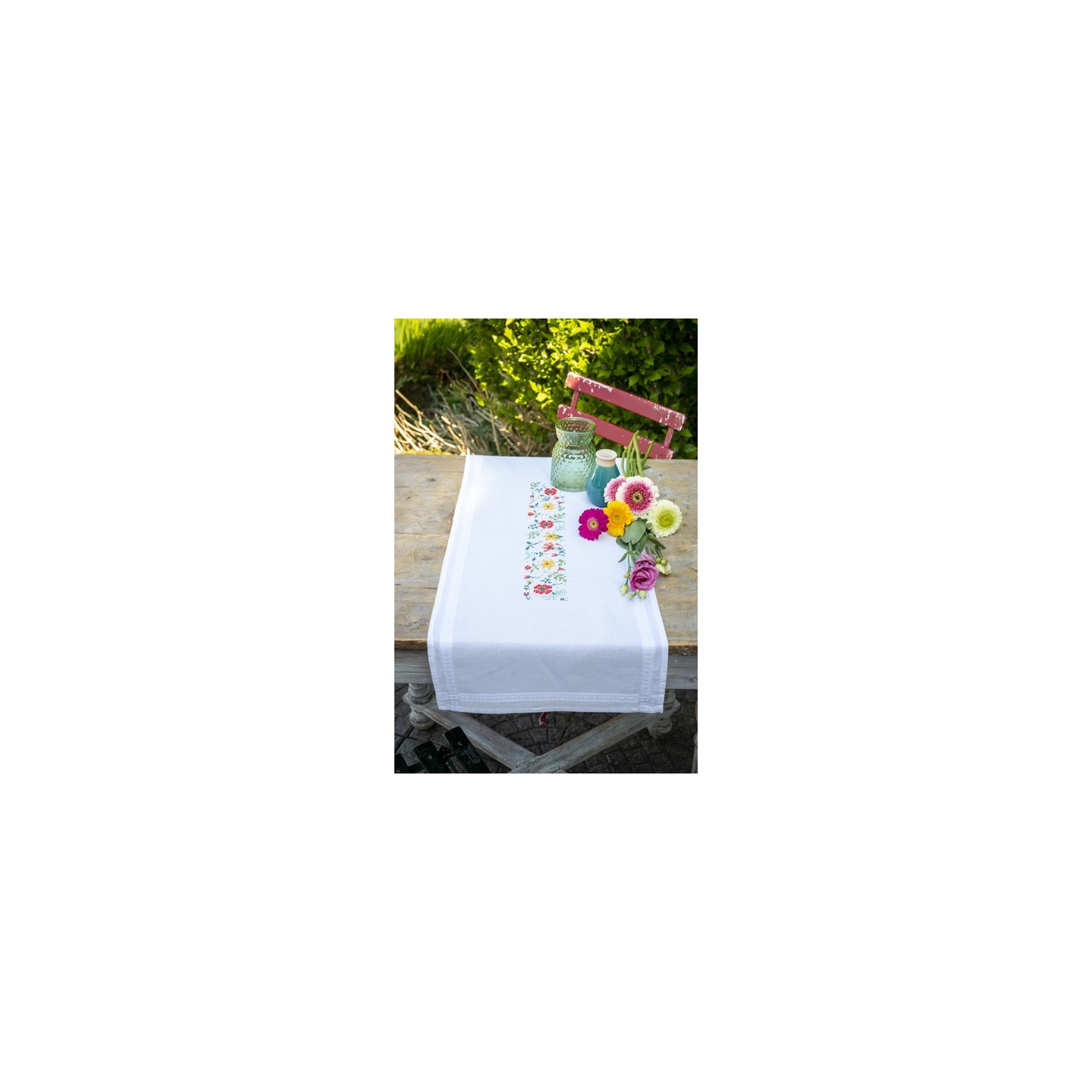 Table runner kit Fresh flowers