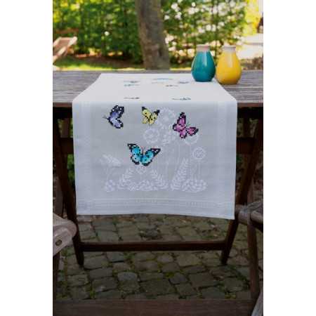 Kit chemin de table Danse des papillons