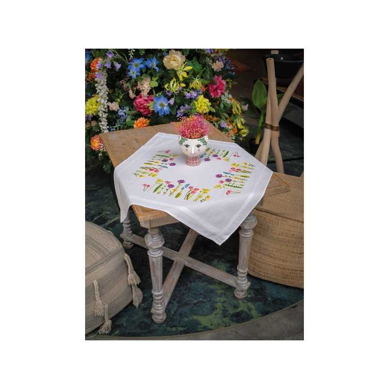Tafelkleed kit Lentebloemen