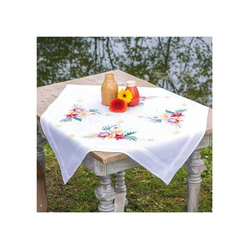 Bedruckte Deckepackung Tropische Blumen