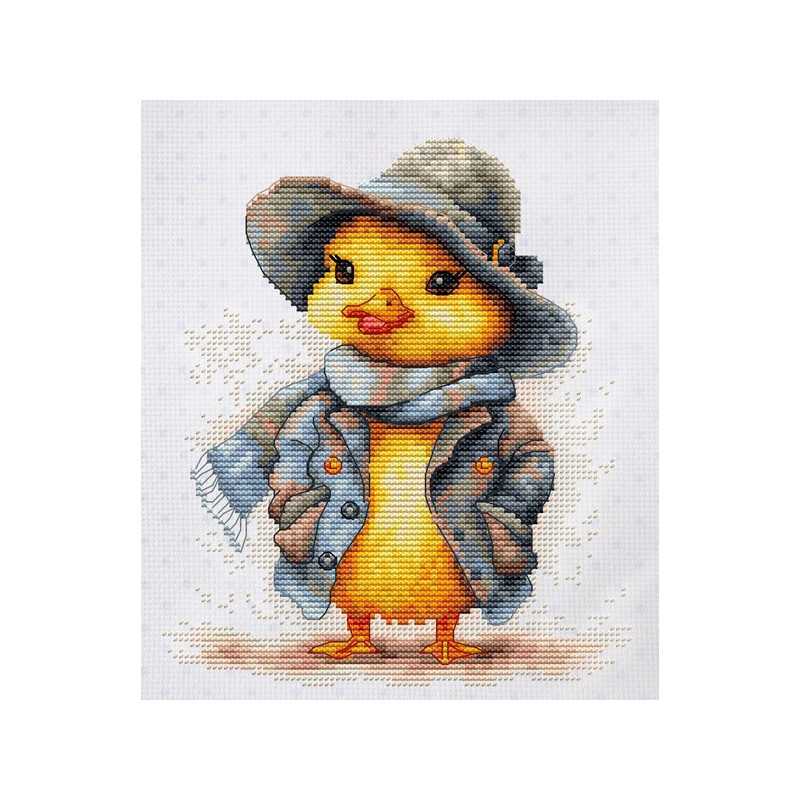Borduurpakket De Detective Eend Borduurpakket De Detective Eend