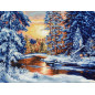 Stickset Winterlandschaft