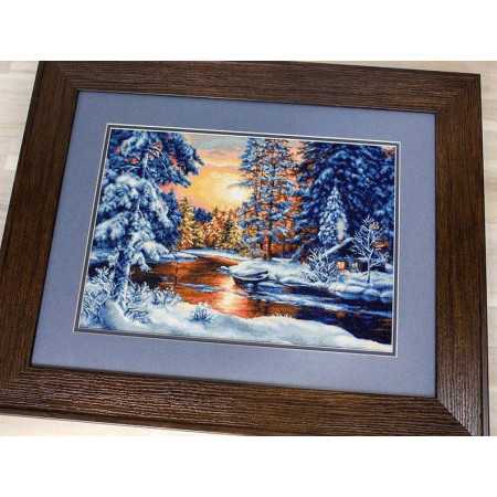 Embroidery kit Winter Landscape